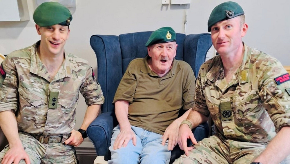 Herbert Preece earned his coveted beret nearly 70 years’ ago (image via SWNS)