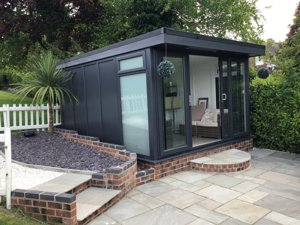 A garden room can give extra space outside and is ideal for use as home office or as additional space to enjoy your garden. (Photo: The Window Repair Centre) 