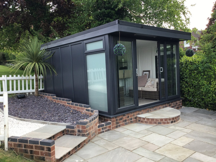 A garden room can give extra space outside and is ideal for use as home office or as additional space to enjoy your garden. (Photo: The Window Repair Centre) 