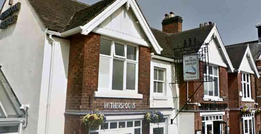 The Sir Nigel Gresley in Swadlincote will be easing a number of Covid restrictions. Photo: Instantstreetview.com