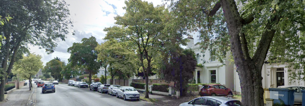 Road works for resurfacing B4099 Willes Road in Leamington will commence on 17 March, running weekdays 9:30am to 3:30pm, expected to finish by 24 March (image via Google maps) 