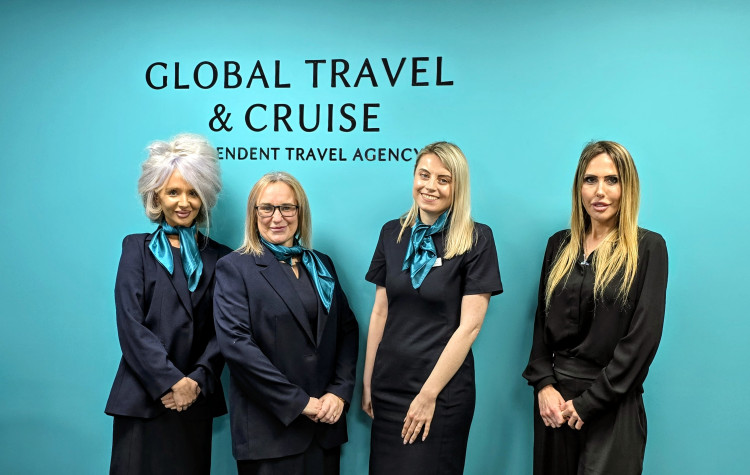 Global Travel and Cruise launched in Nantwich town centre at 10.30am on Saturday 14 March (Photo: Ryan Parker).