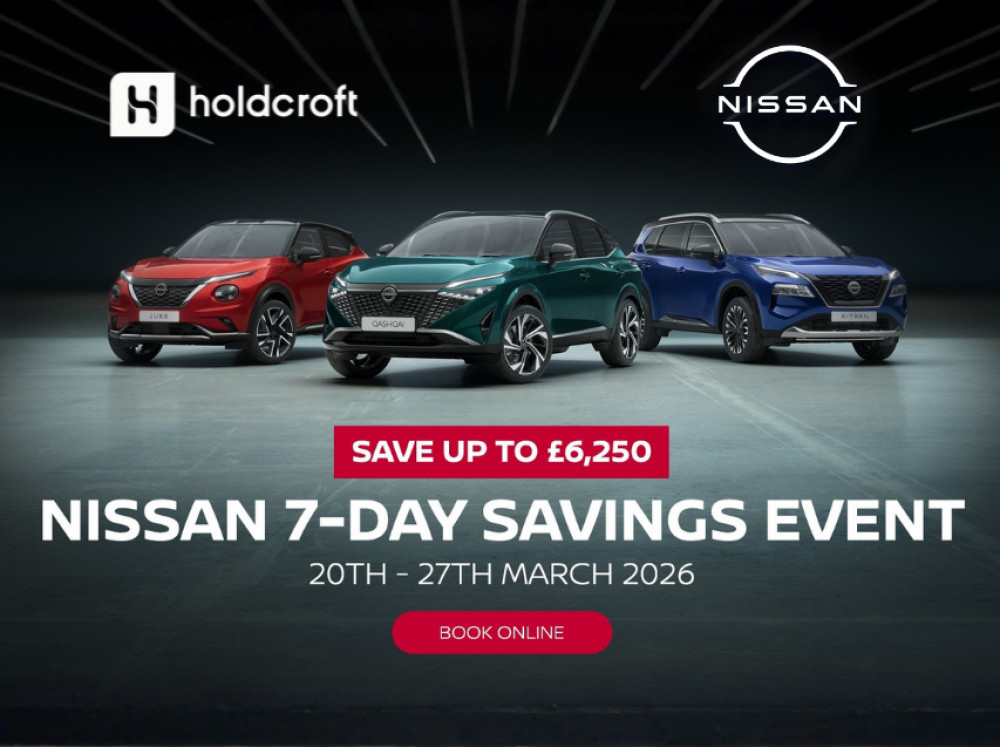 Nissan Hanley 7-Day Savings Event – Up to £6,250 Off