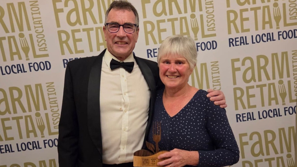 Chris and Wendy have be running the farm for over 40 years (image via Canalside Farm)