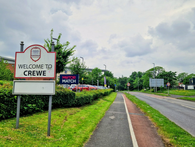 On Friday 13 March, emergency services were called to a crash on Crewe Green Road (Photo: Nub News).