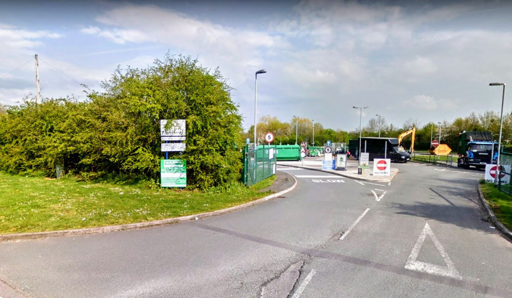 On 14 March, Cheshire Police received reports of an incident involving weapons at Crewe Household Waste and Recycling Centre, Pyms Lane (Photo: Nub News).