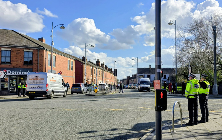 Three Walsall fans were arrested after clashing with Crewe supporters in the EFL League Two encounter on March 14, with one Alex fan assaulted (Photo: Ryan Parker).