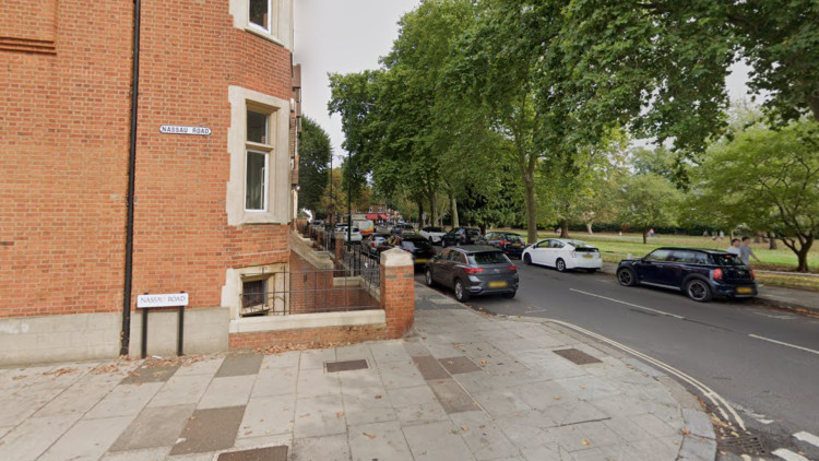 A man in his 20s was taken to hospital after a stabbing on Nassau Road, close to St Osmund's Catholic Primary School (credit: Google Maps).