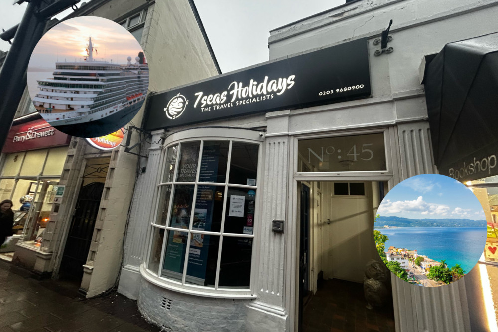 7seas Holidays is located in 45 Victoria Rd, Surbiton KT6 4JL (Credit: Tilly O'Brien/7seas Holidays)
