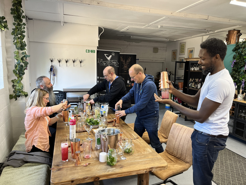 A cocktail Masterclass at Sip 'n' Swig HQ (image supplied)