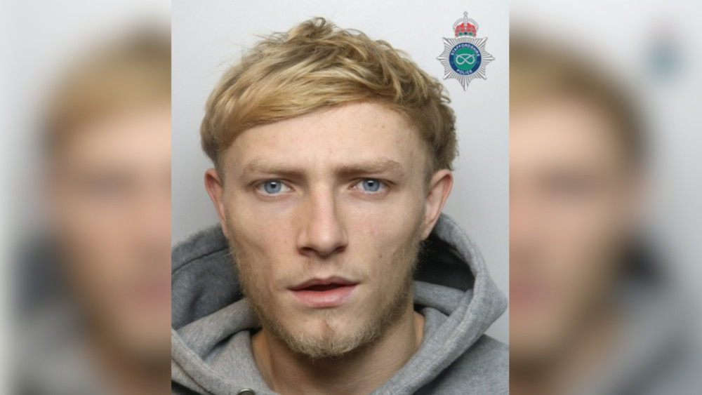 Liam Poole was handed a four-year-and-one-month jail term at Stoke-on-Trent Crown Court (image via Staffordshire Police)