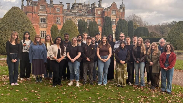 Earth Stories Film Festival committee, featuring students and staff from across Keele (image via Keele)