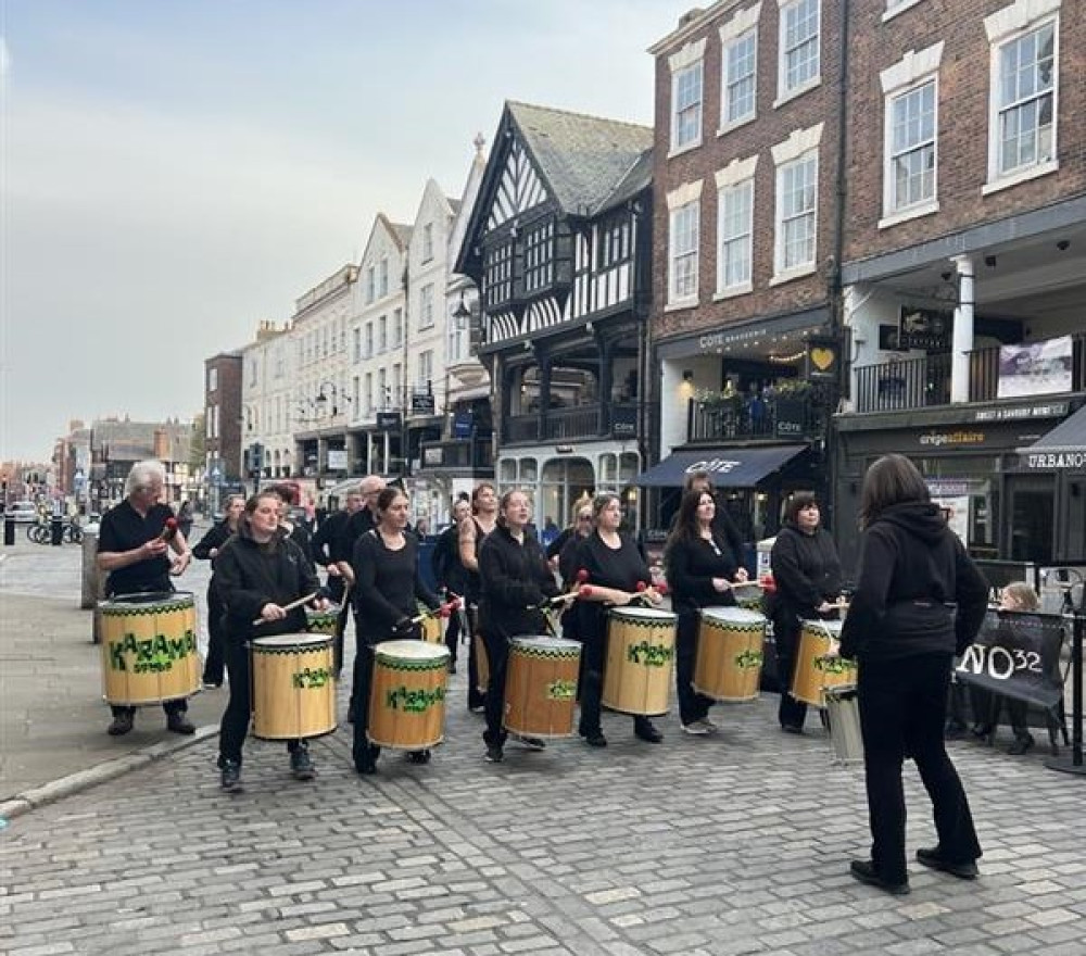 Performers from the Mystery Plays Choir and the Karamba Samba Drummers will create a vibrant and reflective start to the evening (Image supplied) 