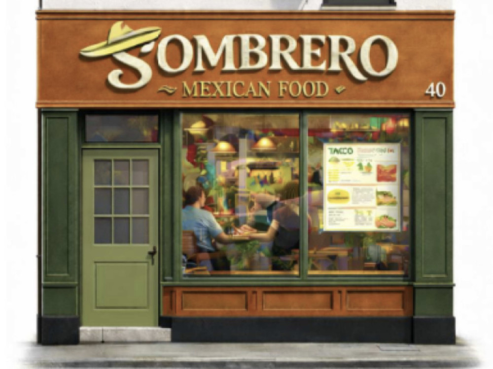 Indicative Visualisation of Proposed Shopfront (image via planning application)