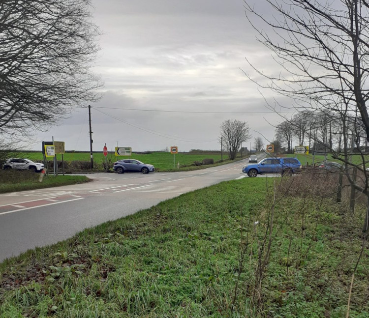 Somerset Council will overhaul Whitnell Corner junction near Wells with a £4 million roundabout project to address 67 collisions over 20 years, including a 2019 fatality. (Supplied image) 