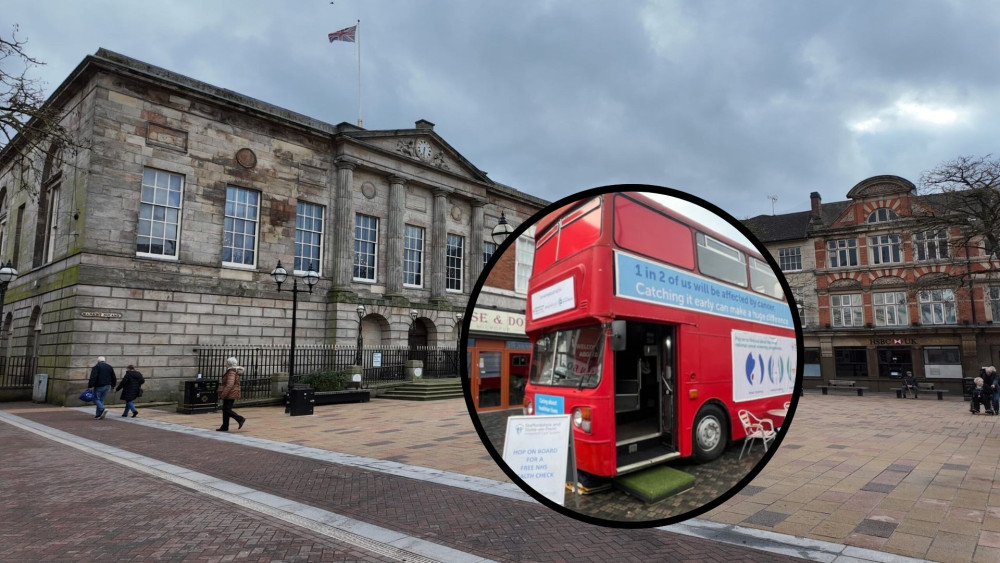 Anyone can visit the bus to find out more about their health (image via Staffordshire and Stoke-on-Trent Integrated Care System/Livia Gregor)