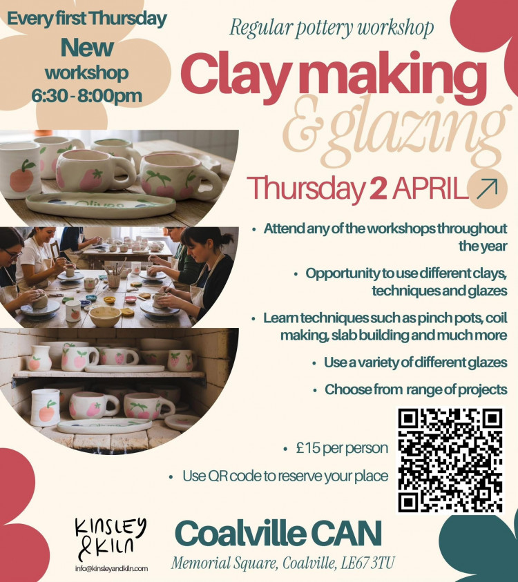 Clay Making and Glazing Workshop - Kinsley & Kiln