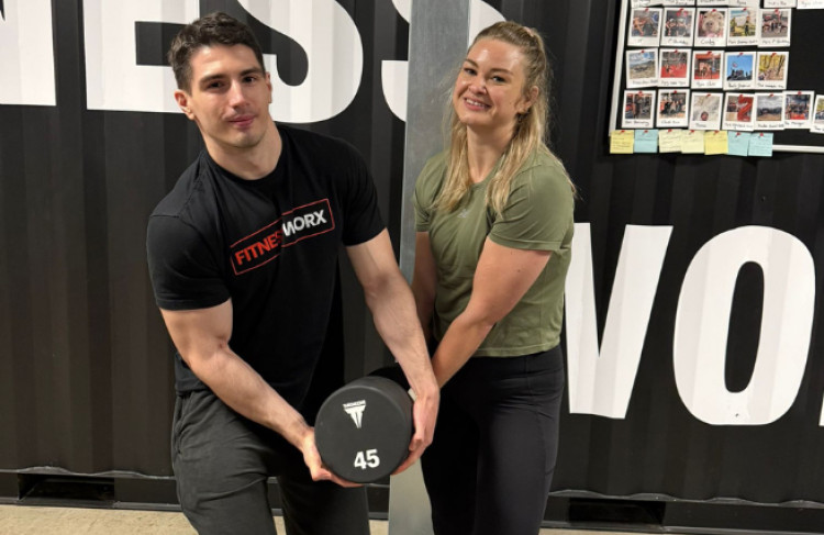 Rachel has lost an incredible 45kg with the help of Fitness Worx! (image supplied)