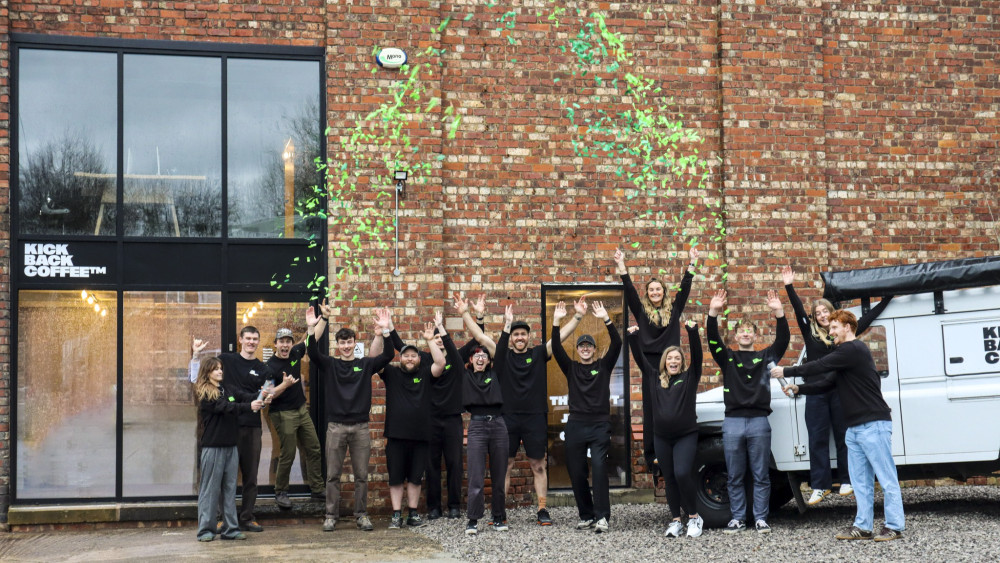 Kickback Coffee is enjoying life at its new HQ in Bollington (Credit: Kickback Coffee)