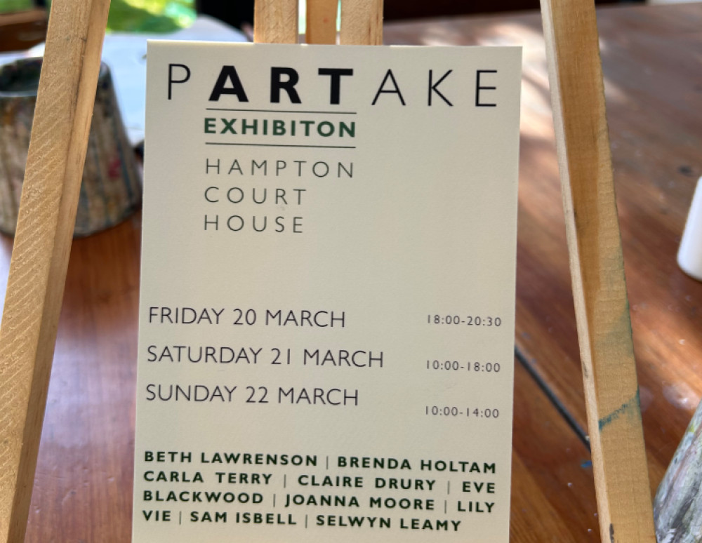 The exhibition will run across three days at Hampton Court House this weekend (Image supplied)