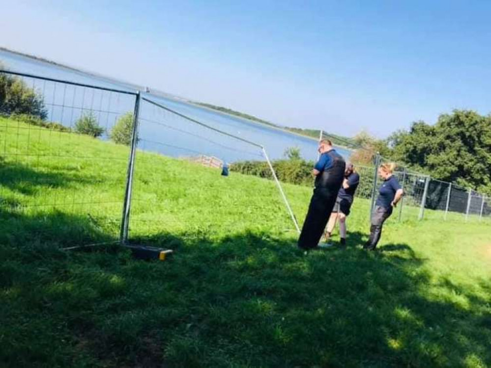 The new metal fence at Foremark has already been damaged. Photos: Swadlincote Safer Neighbourhood Team The new metal fence at Foremark has already been damaged. Photos: Swadlincote Safer Neighbourhood Team