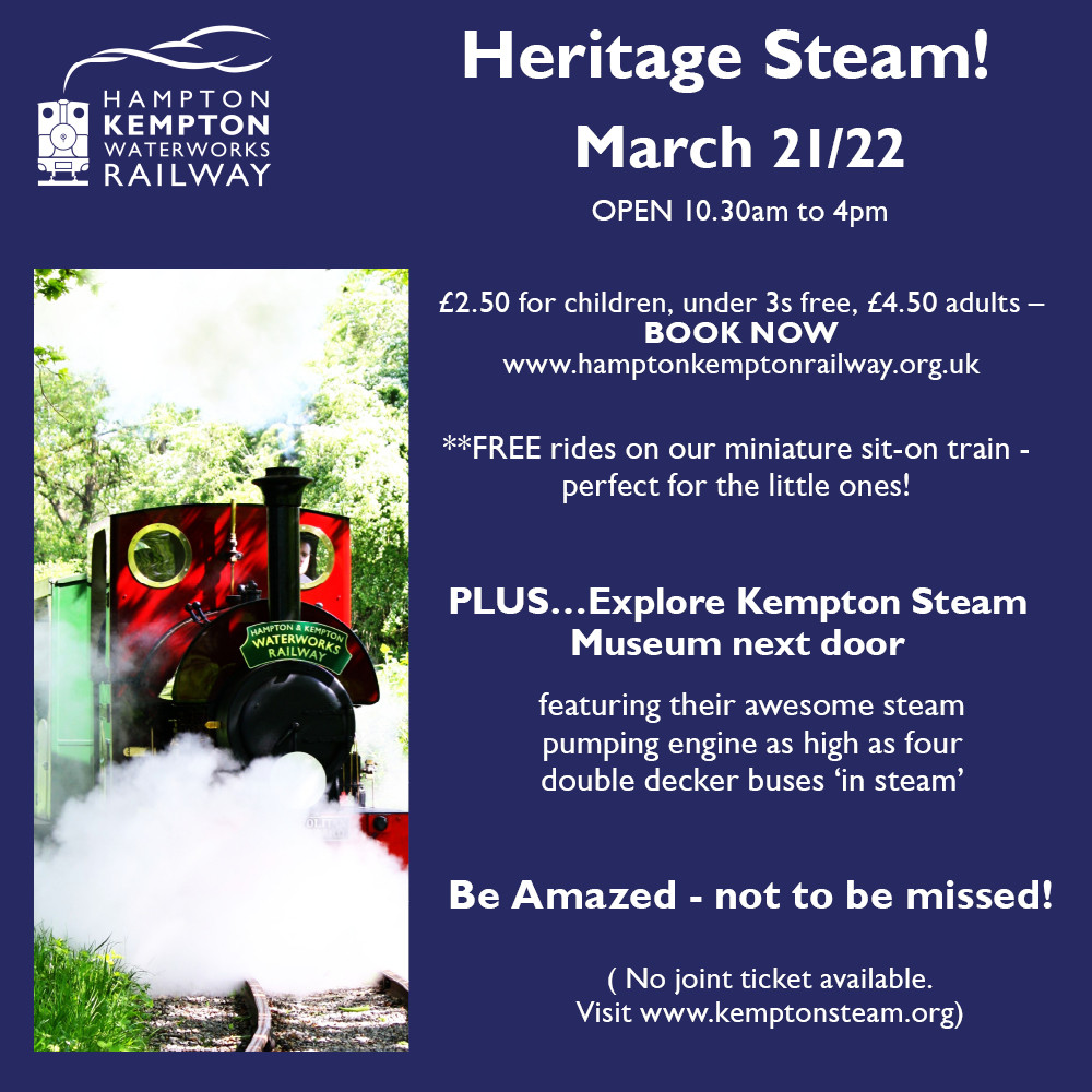 Heritage Steam Weekend!  21/22 March