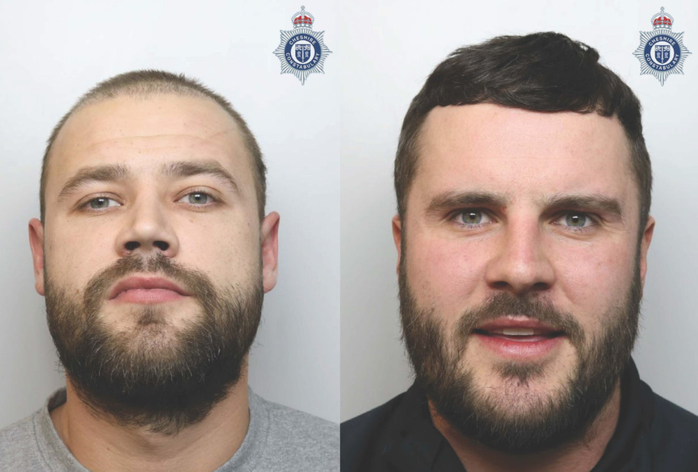 Ibell and Mooney, the ringleaders of the drug operation, shared a legitimate painting and decorating business (Image via: Cheshire Constabulary)