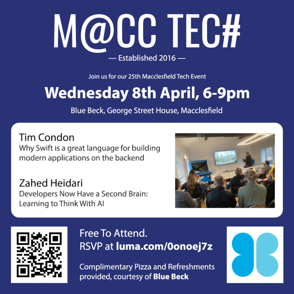 Macc Tech: Server Side Swift, and Learning to Think With AI