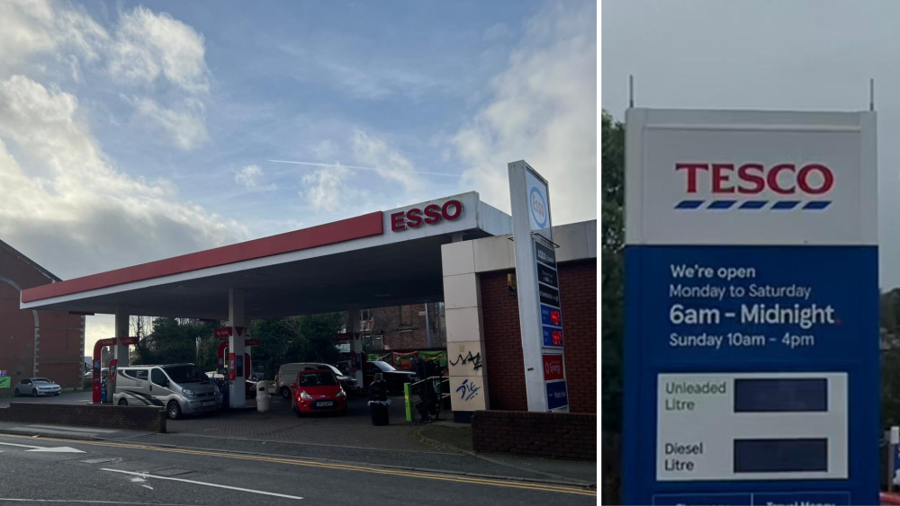 Petrol stations in Macclesfield have been charging up to 17p more per litre than those in neighbouring towns (Credit: Nub News)