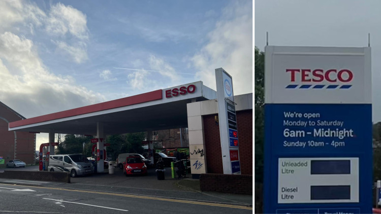 Petrol stations in Macclesfield have been charging up to 17p more per litre than those in neighbouring towns (Credit: Nub News)
