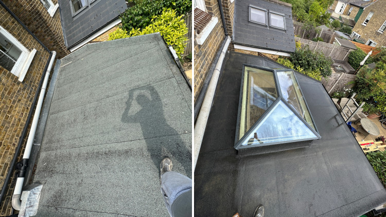 Apex Roofing, led by Balraj Khara, has highlighted recent projects including skylight installation and roof repairs across west London (credit: Apex Roofing).