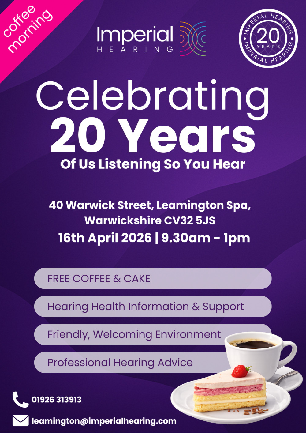 Imperial Hearing Coffee Morning