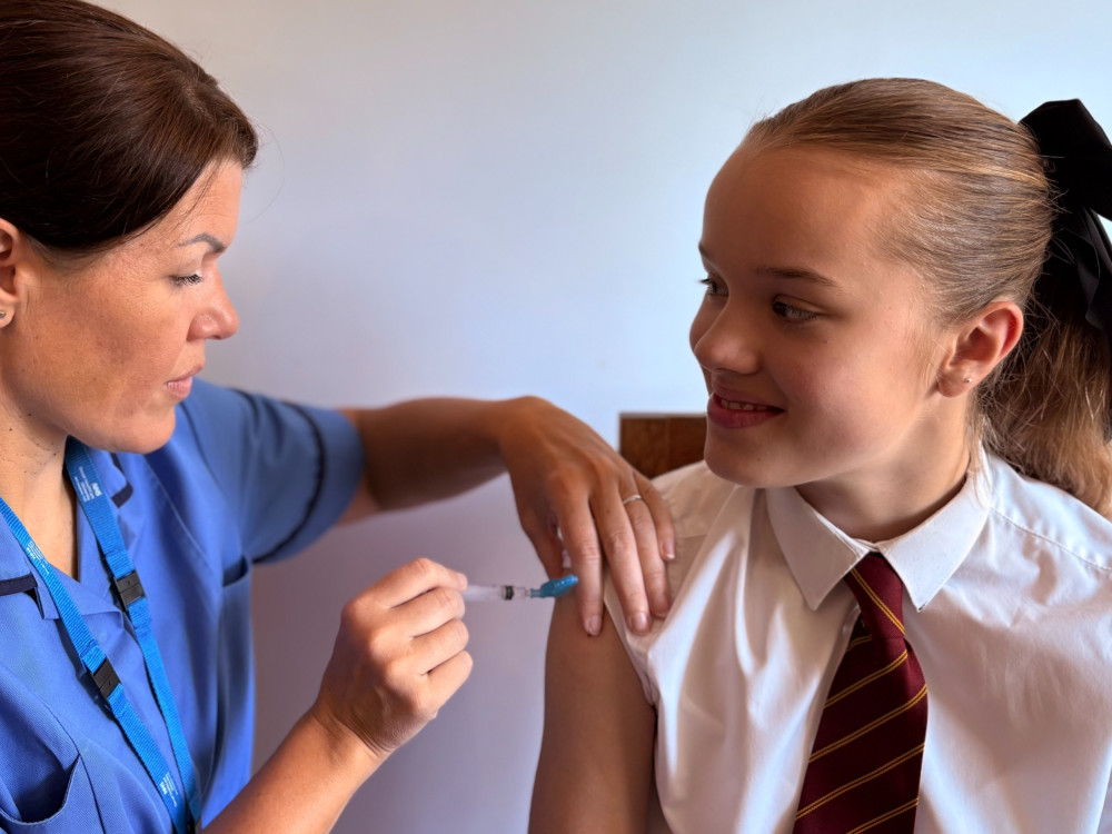 Residents, particularly young people, parents and carers, are being encouraged to check that vaccinations are up to date. 
