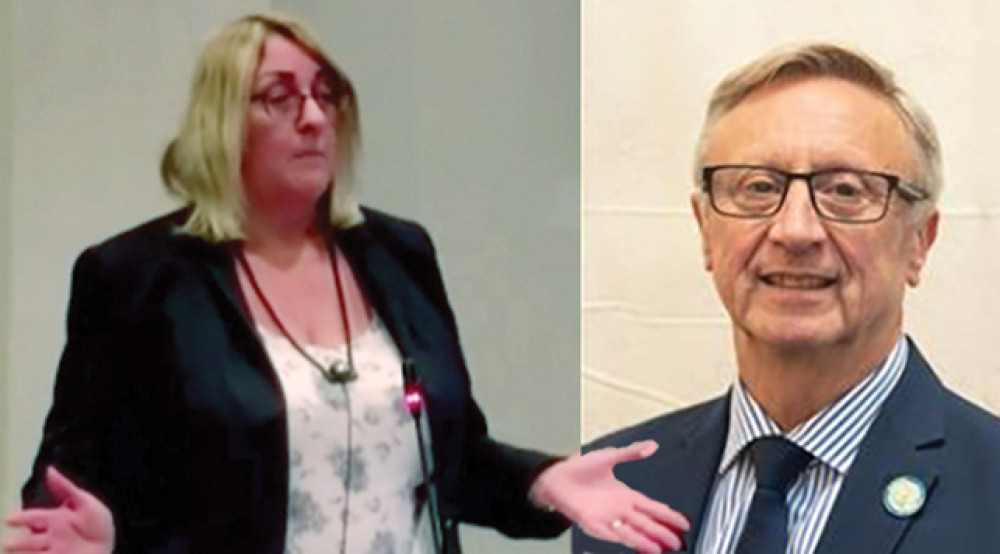 Cllr Barry Johnson, right, has accused Thurrock's Labour leadership and portfolio holder for good growth Lee Watson of abandoning Thurrock's local plan. 