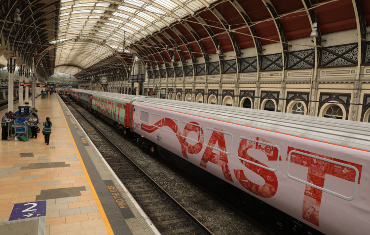 The Inspiration train has been touring the UK throughout 2026 - it is pictured here at Paddington Station (Image - Railway 200)