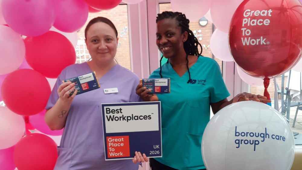 Borough Care, a care home provider with homes in Stone and Leek, has been named one of the UK's best places to work (Image - Borough Care)