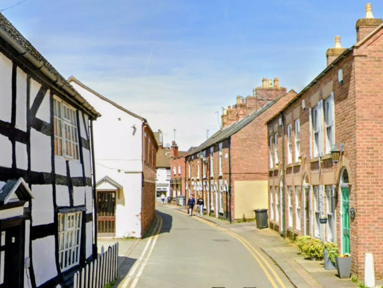 A shocking discovery rocked Nantwich on 20 March, 1926, when the skeletal remains of Mrs. Emma Nixon were uncovered at a Barker Street home (Photo: Google).