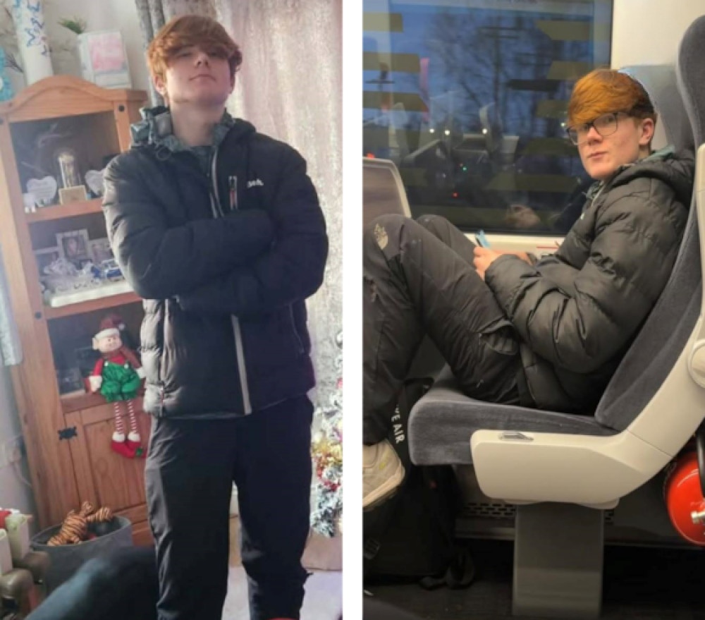 Luke Herron, 15, was seen in the West Street area of Crewe on Thursday 19 March, riding a green pushbike (Photo: Cheshire Police).