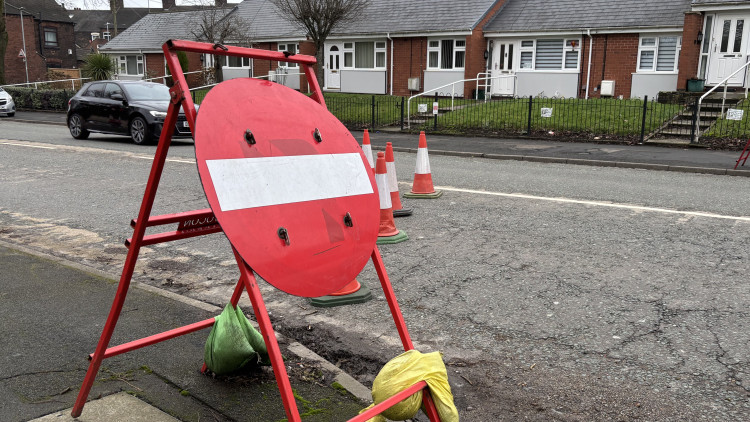 Severn Trent is set to begin its latest phase of works after completing work on Keelings Road 'earlier than planned' (image via Nub News)