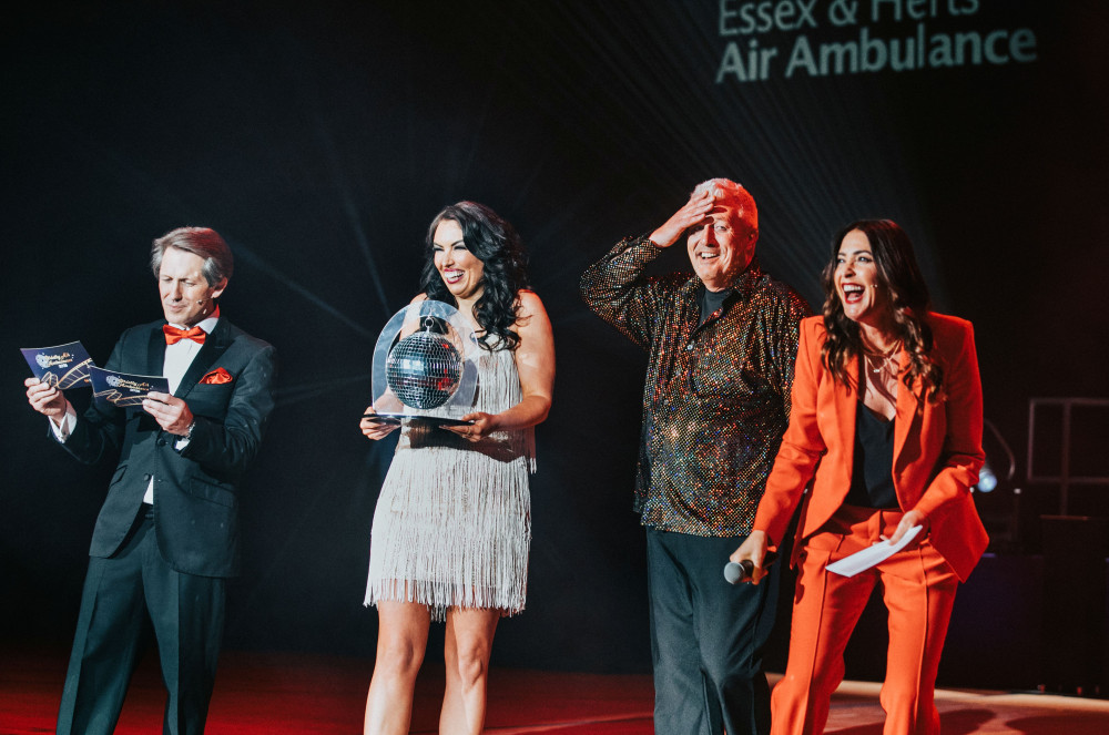 Winners: Sara Tupper and professional partner Martin Adkins