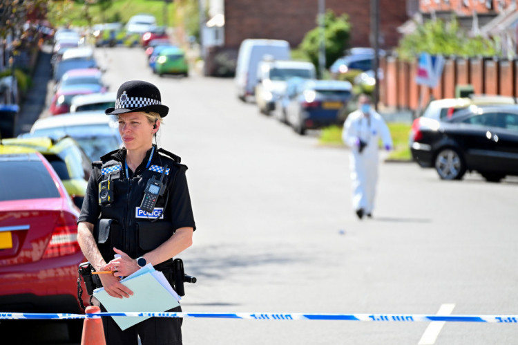 The man died on Chesnut Avenue on Friday night (image via SWNS)