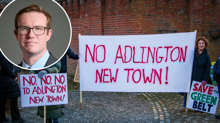 Macclesfield MP Tim Roca has welcomed the government's decision to reject Adlington as a potential new town (Credit: Gekko Media/UK Parliament)