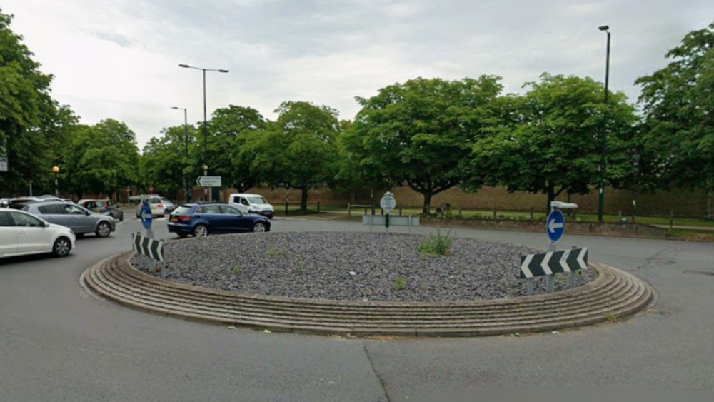 Road layout changes planned near Hampton Court Palace finally move ahead (credit: Google Maps).