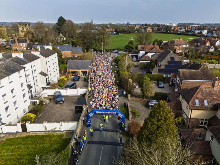 Runners came together from across the country to Ashby to take part in the 20 mile road race (Photo: Ashby20)