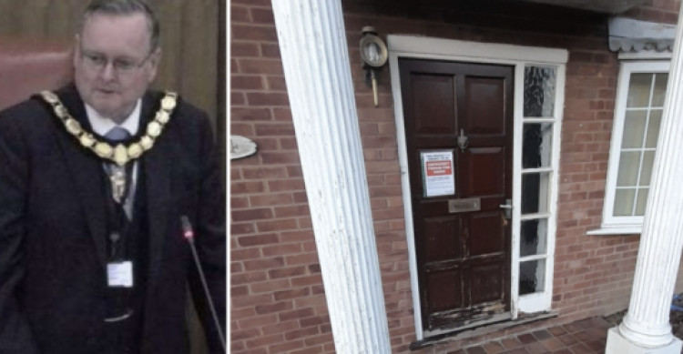 Warwickshire County Council's Cllr Ed Harris faced with rental property safety issues, refuses to give up his county council seat (image via WCC / TBC)