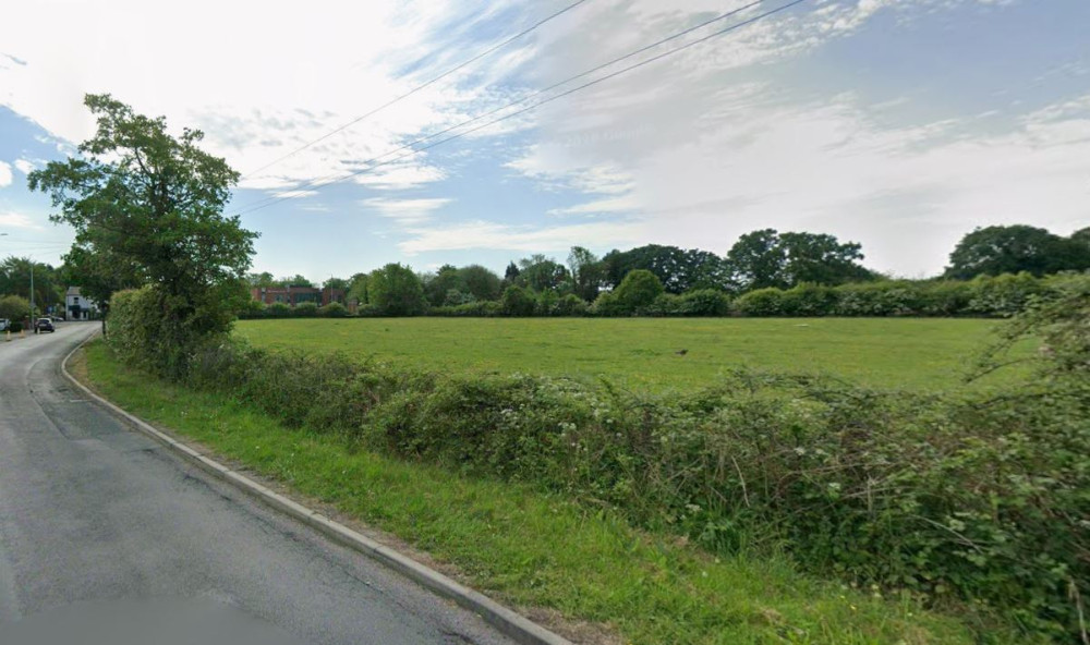 Plans have been submitted to Stockport Council to build 64 ‘affordable’ homes on the fields off Bolshaw Road in Heald Green (Image - Google Maps)