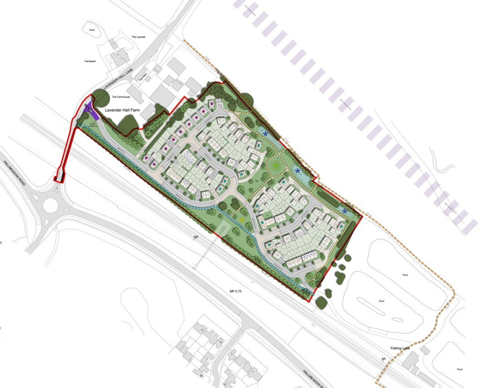 Plans for the homes near Berkswell have been approved (image via planning application)