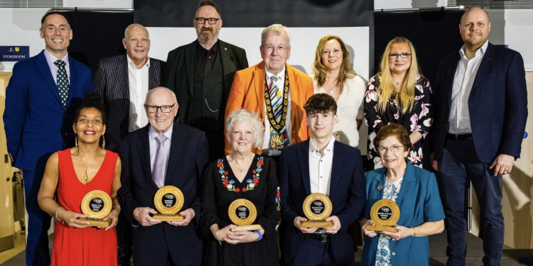 Each of the winners received an engraved trophy handcrafted by Letchworth Men’s Shed