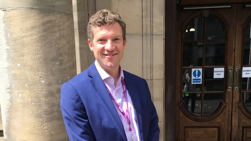 Director of public health Stephen Gunther said 'our overall rates are coming down, which is positive' (image via LDRS)