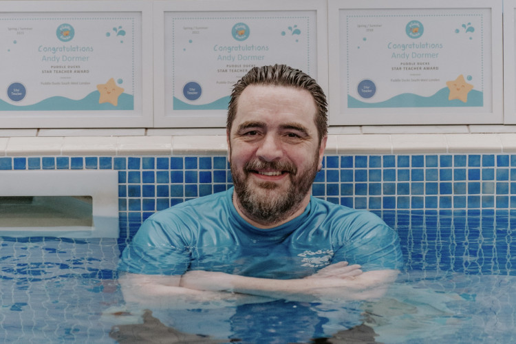 Andy Dormer is a swimming teacher from Kingston (Credit: Laura Beth Photography)